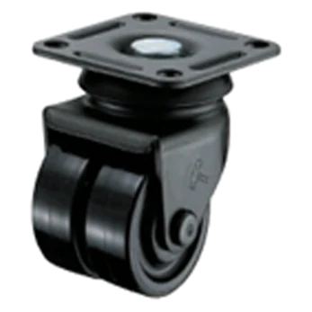 Twin-wheel castor